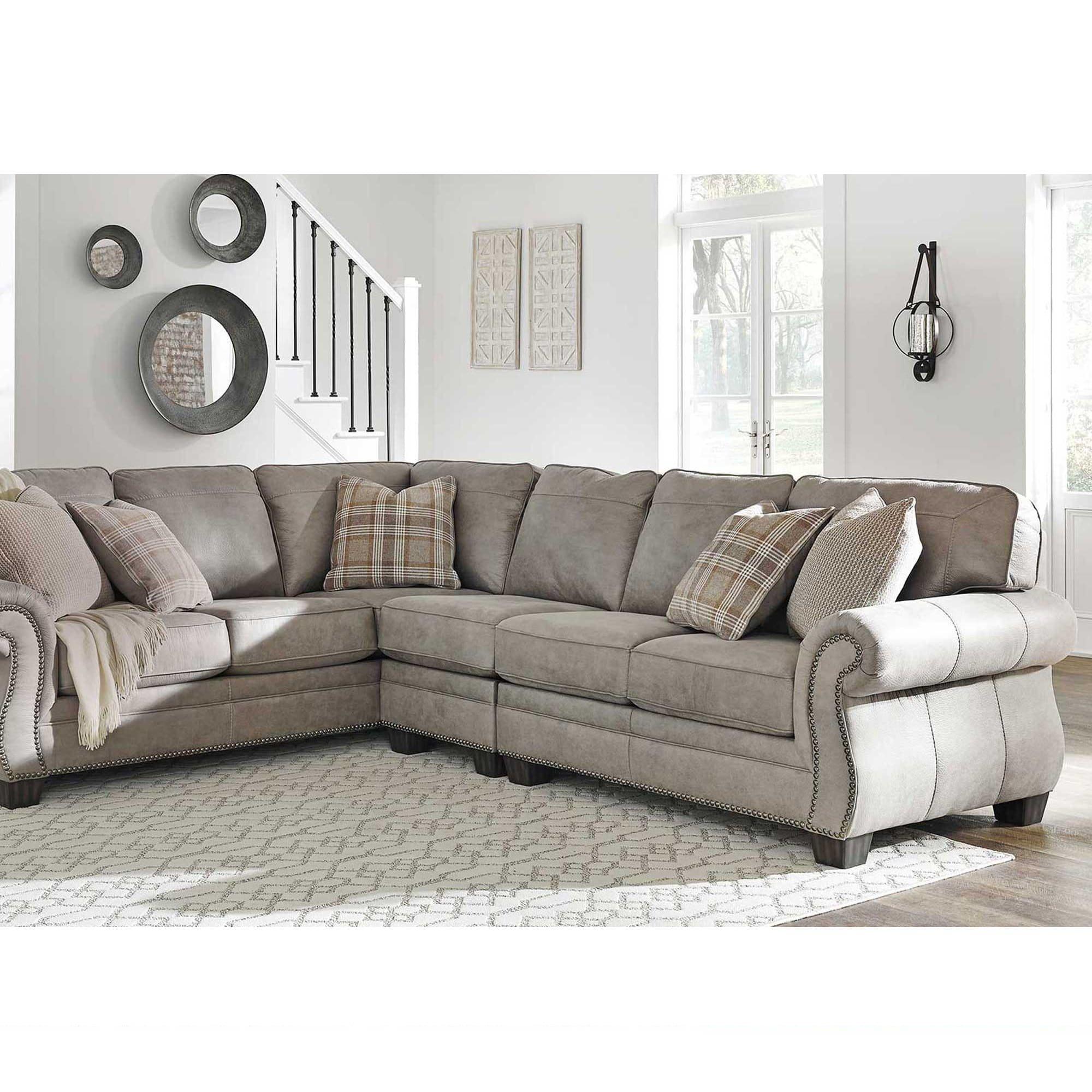 Rent to Own Ashley 3Piece Olsberg Sectional Living Room